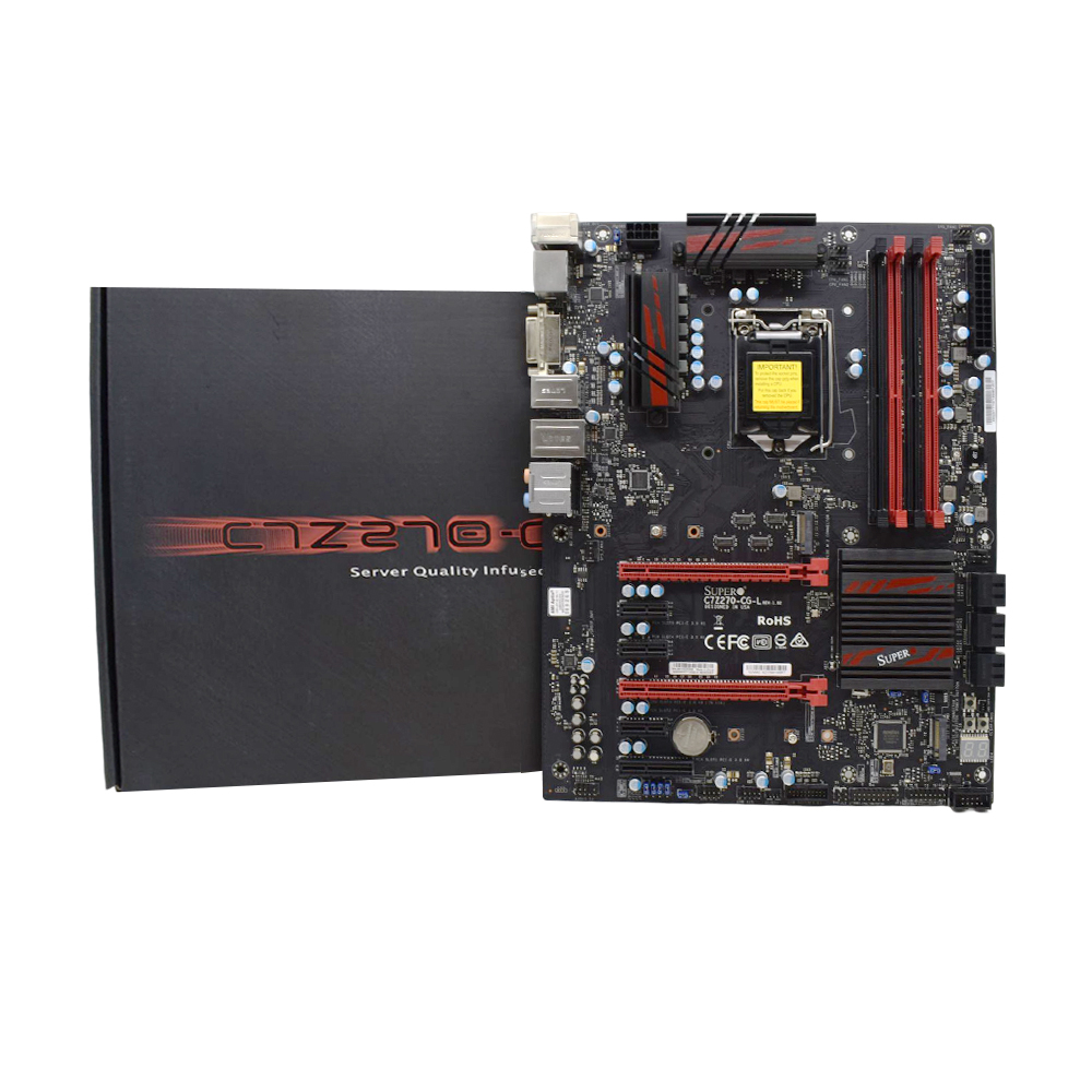 Intel Cpu Core I9 - لوحة أم سوبرمايكرو جديدة طراز C7Z270-CG-L