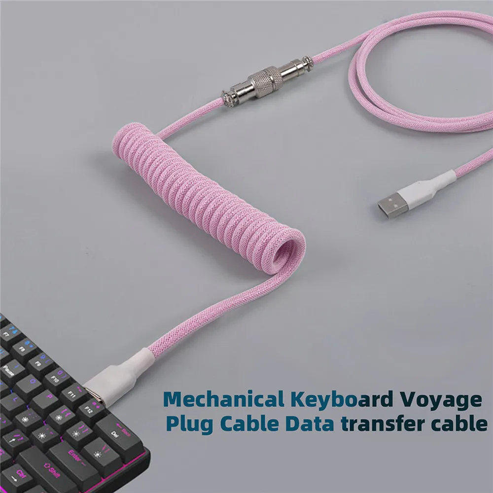 Gaming Keyboard Type C - جديد لوحة المفاتيح الميكانيكية ملفوف سلك