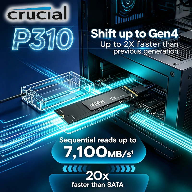 Samsung Ssd 980 Pro - قرص تخزين داخلي Crucial P310 M.2