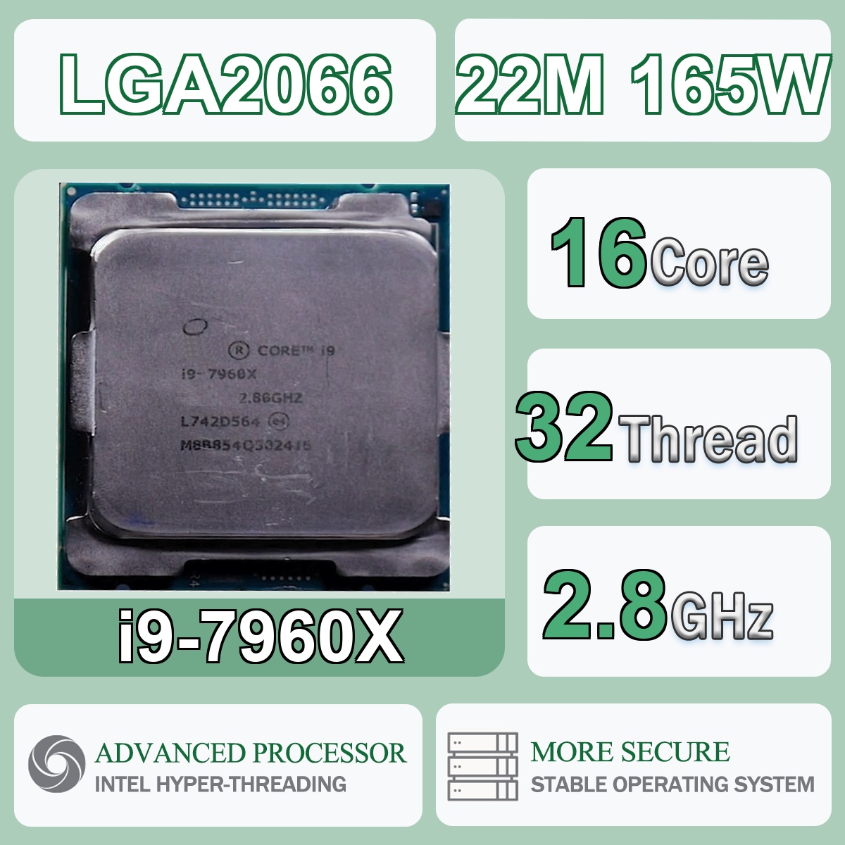 معالج Intel Core i9-7960X ذو 1 - مراجعة Intel Cpu Core I9 وسعره