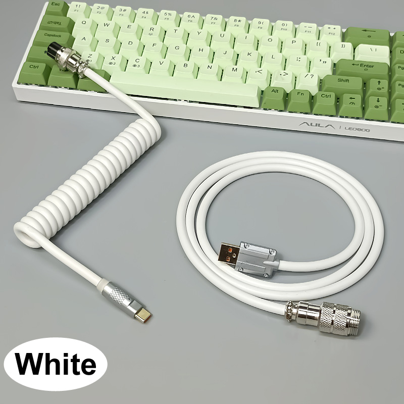 كابل لوحة مفاتيح ميكانيكية جدي - مراجعة Gaming Keyboard Type C وسعره