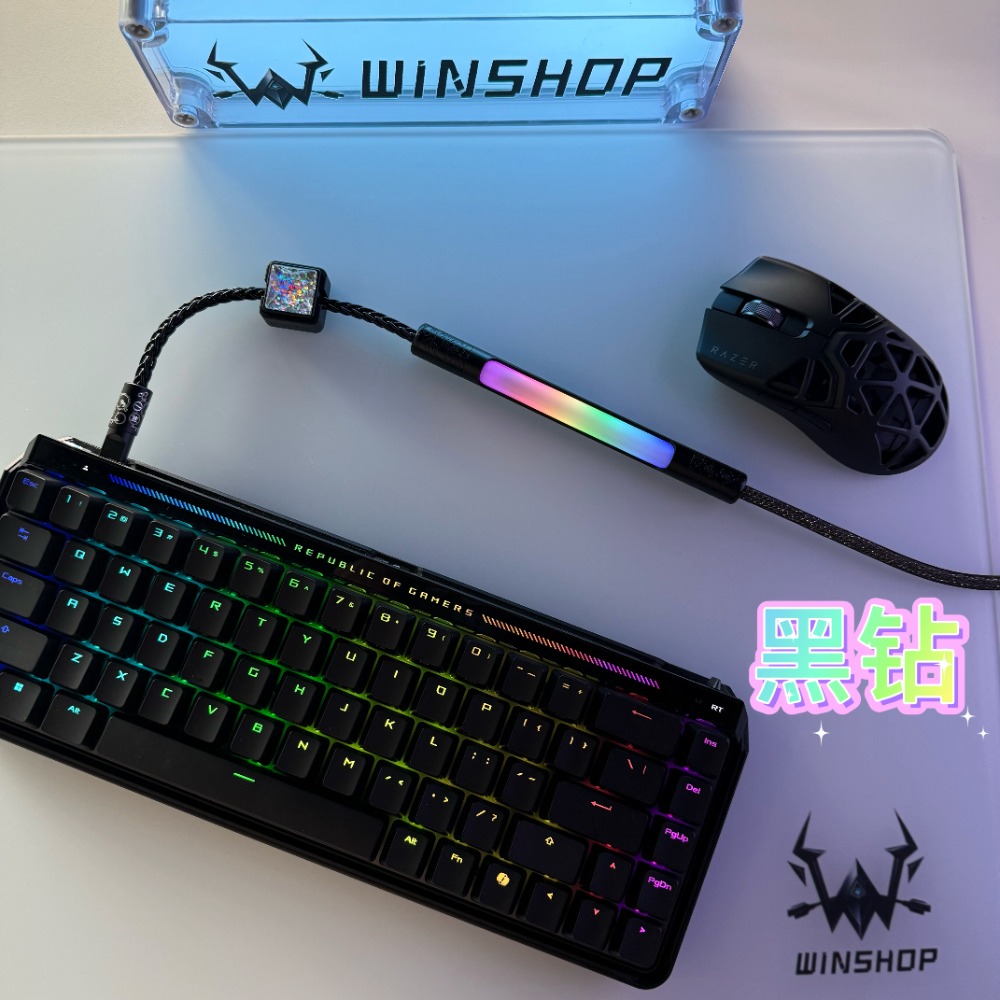 كابلات WINSHOP 1.5M للألعاب ال - مراجعة Gaming Keyboard Type C وسعره