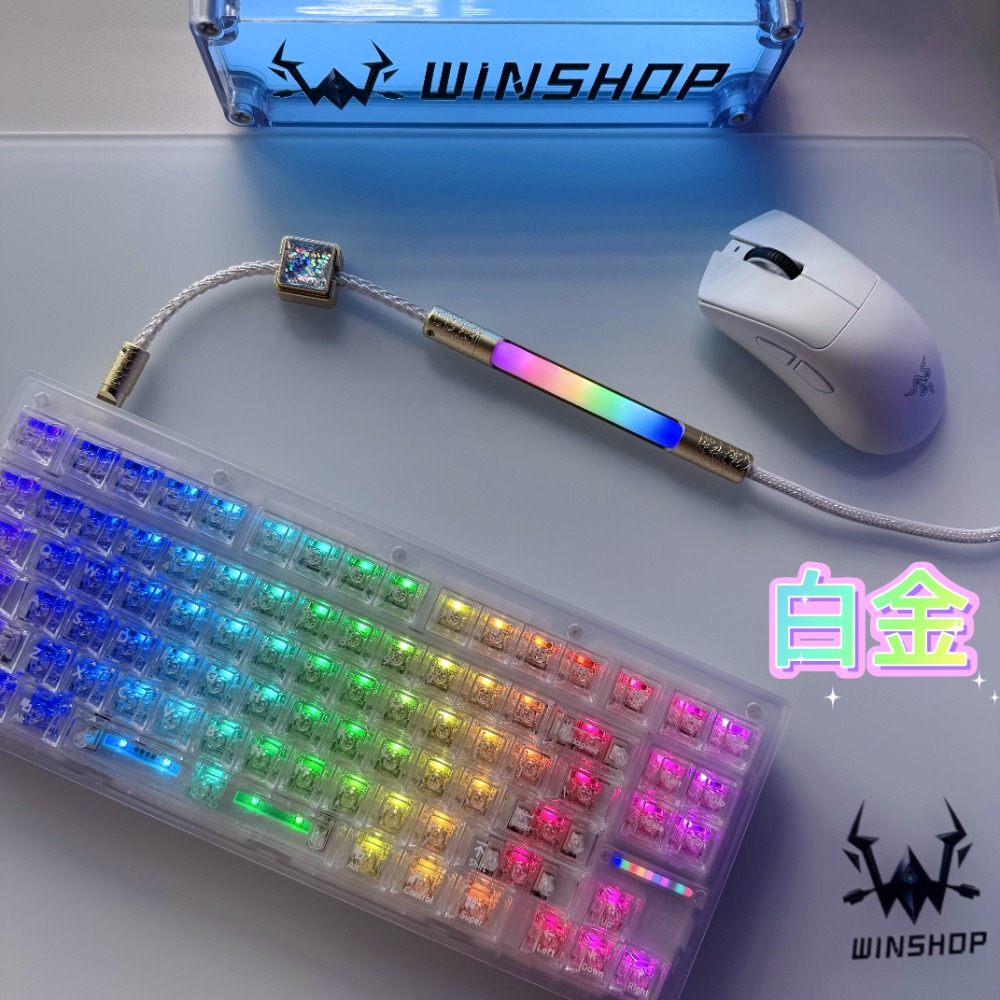 كابلات WINSHOP 1.5M للألعاب ال - مراجعة Gaming Keyboard Type C وسعره