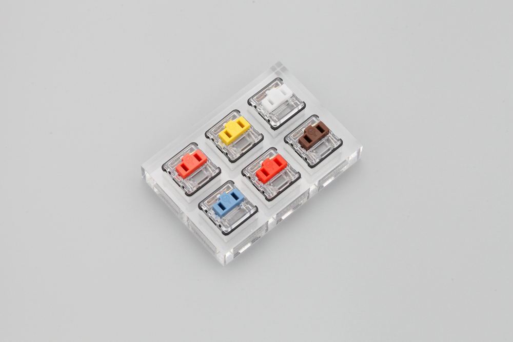 Kailh choc-مفتاح أكريليك 2X3 ل - مراجعة Gaming Keyboard Tester وسعره