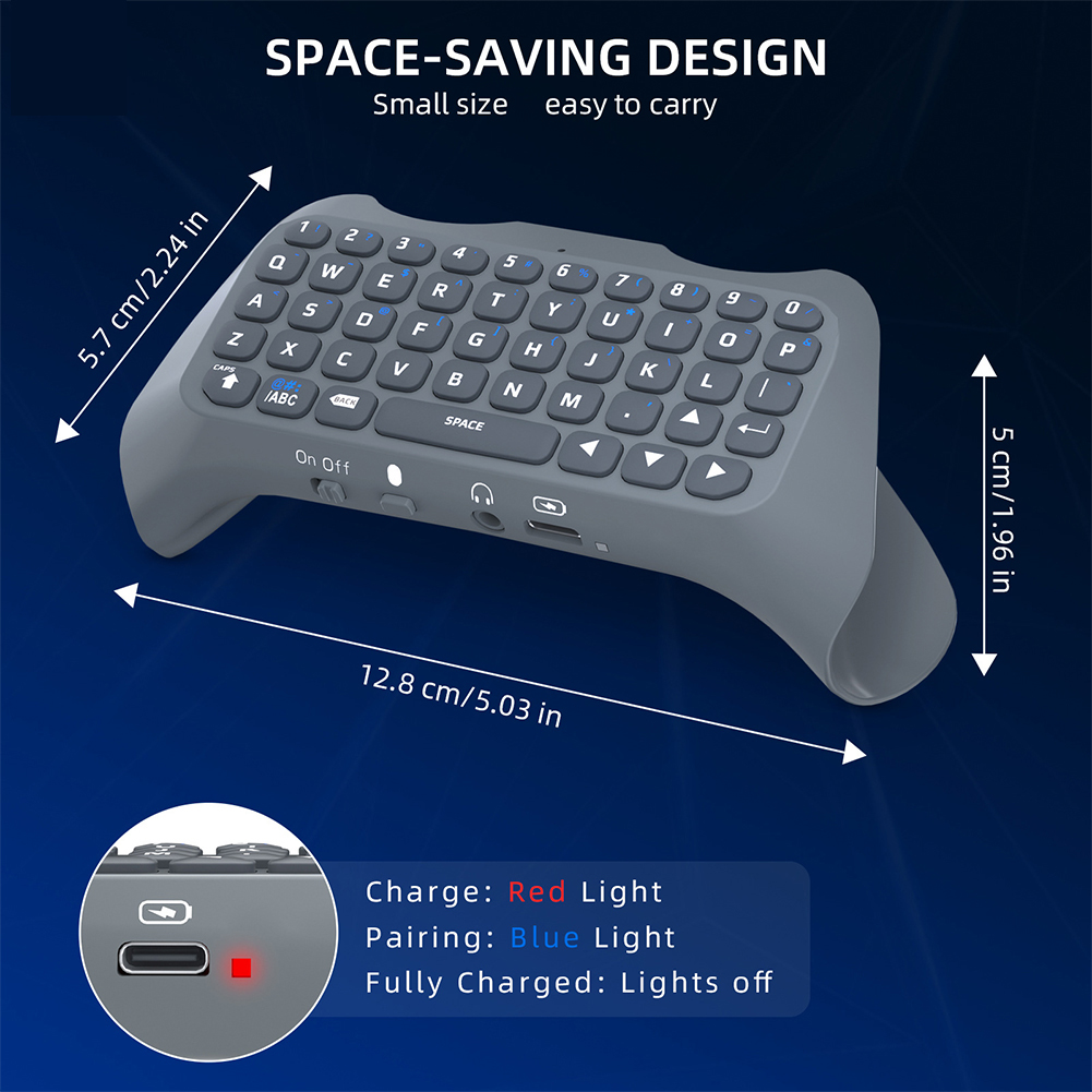 لوحة مفاتيح لاسلكية لجهاز بلاي - مراجعة Gaming Keyboard Type C وسعره