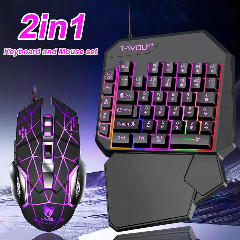 محول ألعاب محمول 2 في 1 من Foc - مراجعة Gaming Keyboard And Mouse Mobile وسعره