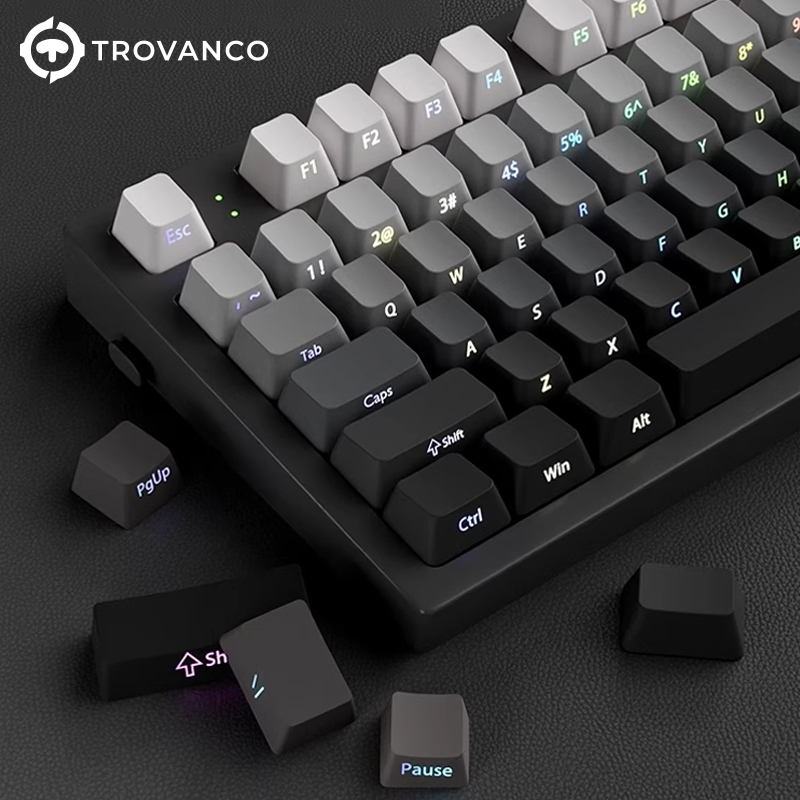 130 مفتاحًا بتدرج لوني، أغطية  - مراجعة Gaming Keyboard Typewriter وسعره
