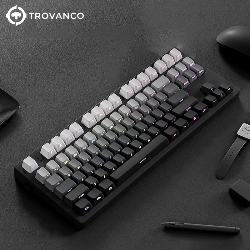130 مفتاحًا بتدرج لوني، أغطية  - مراجعة Gaming Keyboard Typewriter وسعره