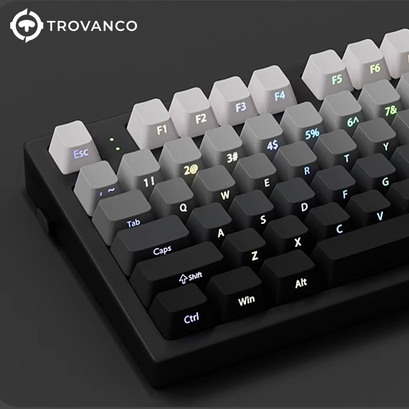 130 مفتاحًا بتدرج لوني، أغطية  - مراجعة Gaming Keyboard Typewriter وسعره